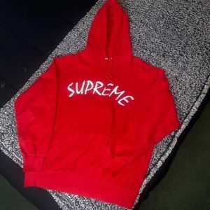 Supreme FTP Arc Hooded Sweatshirt - Red